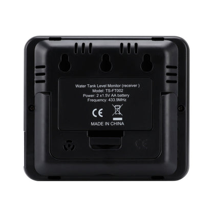 Jauge de niveau d'eau électronique ultrasonique multifonctionnelle TS-FT002 avec thermomètre de température intérieure et affichage de l'horloge, TS-FT002
