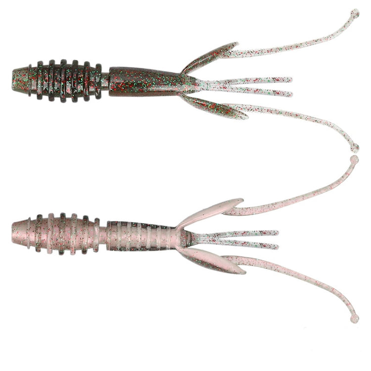 12 in 1 Salted Shrimp Type Fishy Lure Soft Bait Soft, 88mm/2.2g (12pcs/bag)