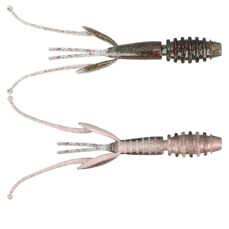 12 in 1 Salted Shrimp Type Fishy Lure Soft Bait Soft, 88mm/2.2g (12pcs/bag)