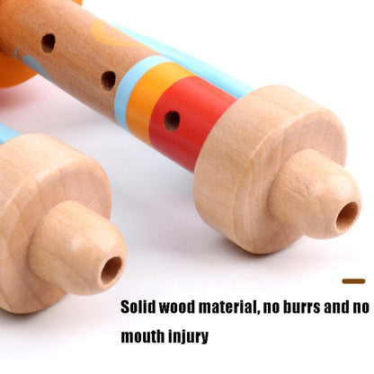 2 sifflets musicaux en bois éducatifs pour enfants, 2 sifflets musicaux