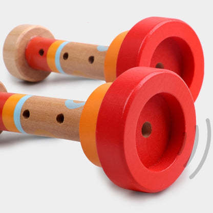 2 sifflets musicaux en bois éducatifs pour enfants, 2 sifflets musicaux