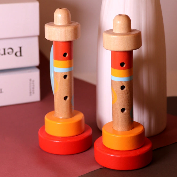 2 sifflets musicaux en bois éducatifs pour enfants, 2 sifflets musicaux