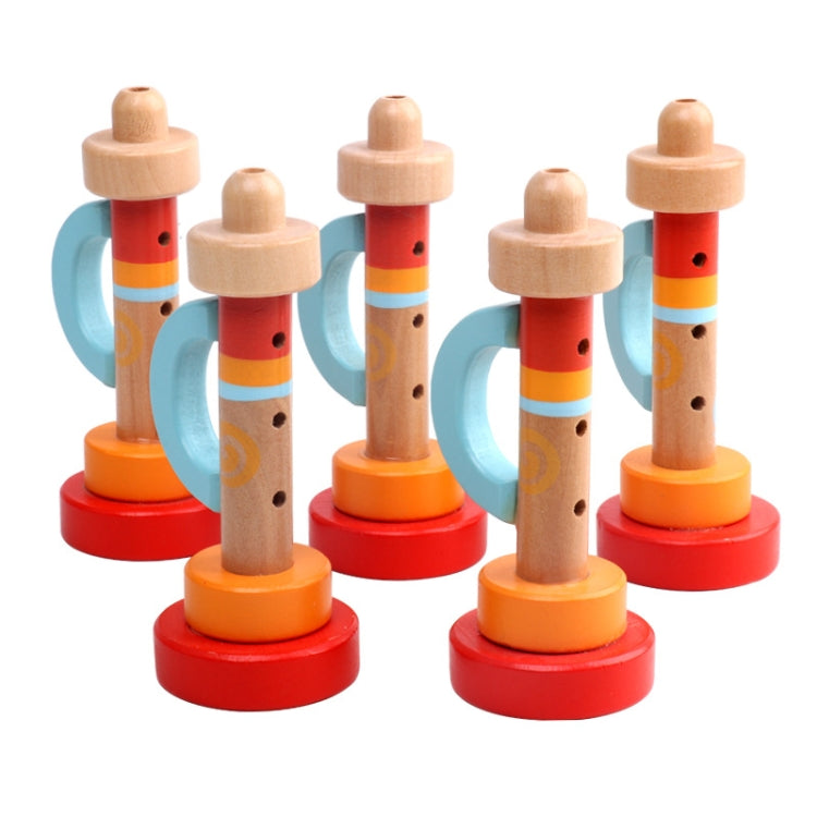 2 sifflets musicaux en bois éducatifs pour enfants, 2 sifflets musicaux