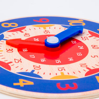 KBX-974 5 PCS Time Cognition Digital Clock Children Early Education Toy, Red, Rose Red, Sky Blue, Royal Blue, Green, Orange