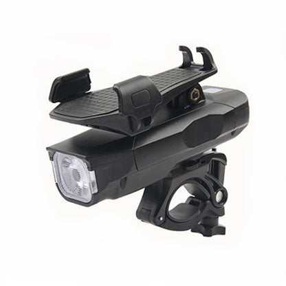 500LM Bicycle Light Mobile Phone Holder Multi-Function Riding Front Light With Horn, 4000 mAh (Black), 4000 mAh (Black Red), 4000 mAh (Black Blue), 4000 mAh (Black Orange), 2400 mAh (Black Red), 2400 mAh (Black Blue), 2400 mAh (Black Orange)           ...