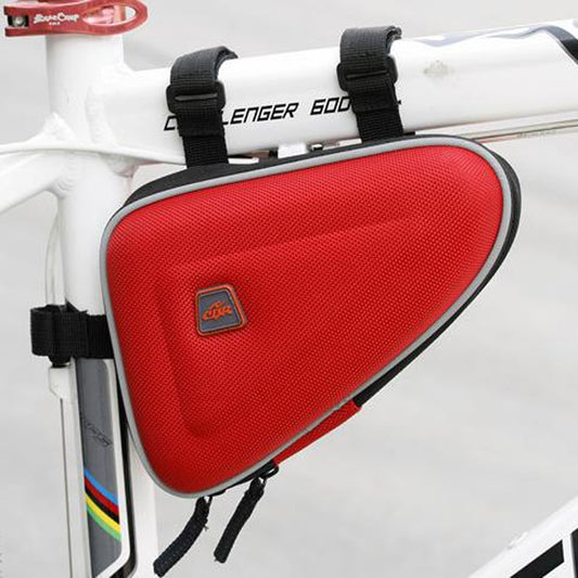 CBR Sacoche EVA rigide pour VTT, sacoche de cadre, sacoche de selle, rouge, noir, gris
