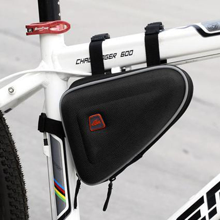 CBR  EVA Hard Shell Bag Mountain Bike Bicycle Triangle Bag Saddle Bag, Red, Black, Gray