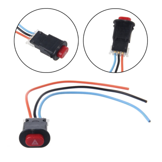 Interrupteur de feux de détresse pour moto, double clignotant d'avertissement, signal d'urgence, interrupteur de feux de détresse