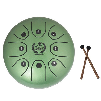 MEIBEITE 5.5-Inch C-Tune Sanskrit Drum Steel Tongue Empty  Worry-Free Drum, MEIBEITE White, MEIBEITE Red, MEIBEITE Black, MEIBEITE Golden, MEIBEITE Purple, MEIBEITE Blue, MEIBEITE Green