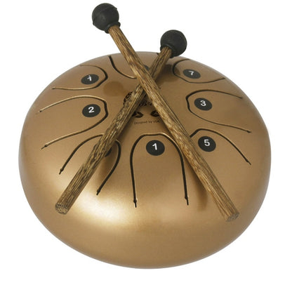 MEIBEITE 5.5-Inch C-Tune Sanskrit Drum Steel Tongue Empty  Worry-Free Drum, MEIBEITE White, MEIBEITE Red, MEIBEITE Black, MEIBEITE Golden, MEIBEITE Purple, MEIBEITE Blue, MEIBEITE Green