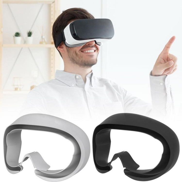 For Pico 4 VR Goggles Eye Pads  Silicone Protective Cover, For Pico 4 Eye Pads (Black), For Pico 4 Eye Pads (Light Gray)