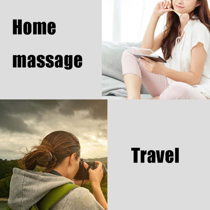Smart Charging Vibration Massage Infrared Heating Warm Palace Belt, Pink, White