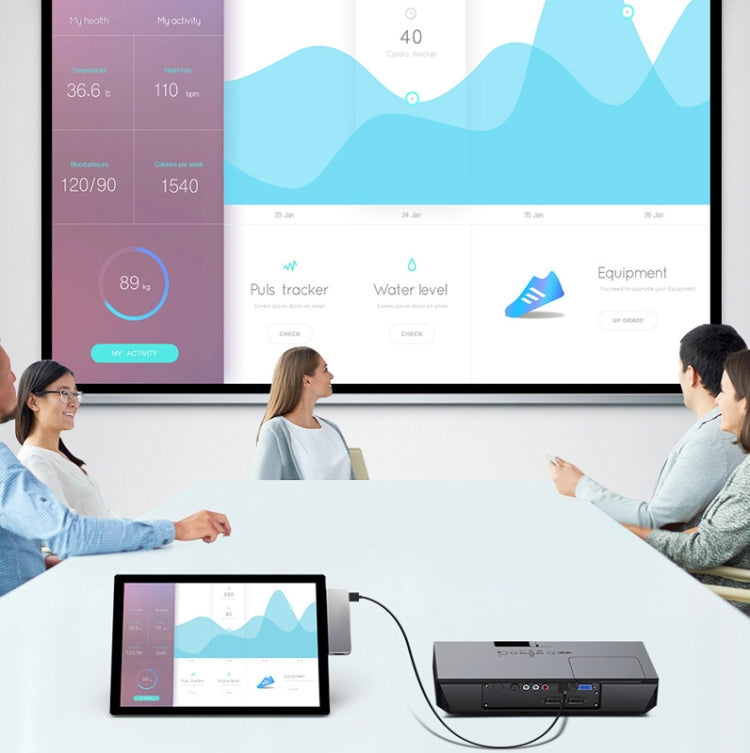 Cabledeconn T0409 Multifunctional USB 3.0 HUB Docking Station Network Cable Interface Converter, For Microsoft Surface Pro 7(with Network Port)