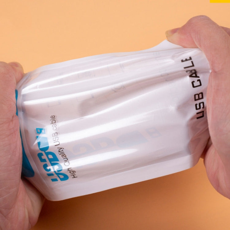 Sachet d'emballage pour câble de données, en plastique scellable, 100 pièces, 10,5 x 15 cm, 8 x 14 cm