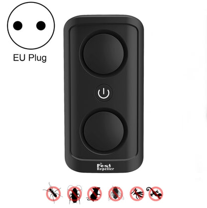 Répulsif moustiques BG302 intelligent à double haut-parleur à conversion de fréquence, répulsif insectes ultrasonique, prise US 110V, prise EU 220V