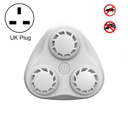 BG310 3-Horn Ultrasonic Automatic Frequency Conversion Mouse Repeller/Insect Repellent/Mosquito Repellent, EU Plug 220V, UK Plug 220V