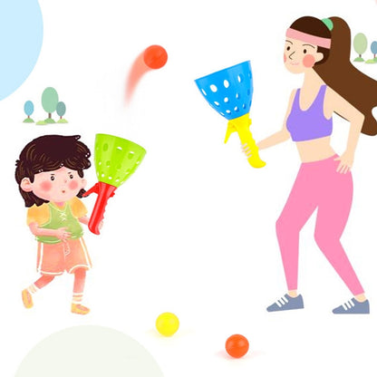 Kit de Jeu de Balle de Catapulte pour Enfants, Balle Rebondissante d'Extérieur Parent-Enfant, Livraison Couleur Aléatoire, Kit de Jeu de Balle Rebondissante