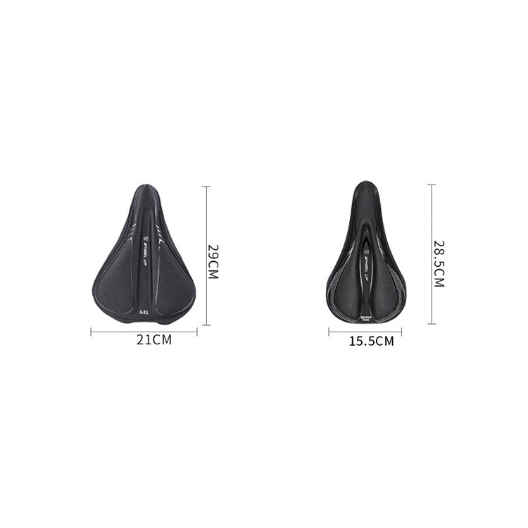Housse de coussin de selle de vélo en silicone Wheel Up, housse de selle épaisse en gel pour VTT, équipement d'équitation, LF32005G-S