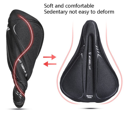 Housse de coussin de selle de vélo en silicone Wheel Up, housse de selle épaisse en gel pour VTT, équipement d'équitation, LF32005G-S