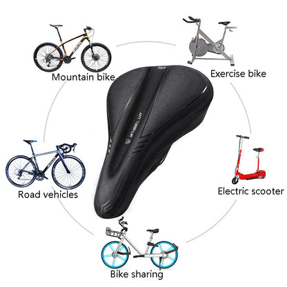 Housse de coussin de selle de vélo en silicone Wheel Up, housse de selle épaisse en gel pour VTT, équipement d'équitation, LF32005G-S