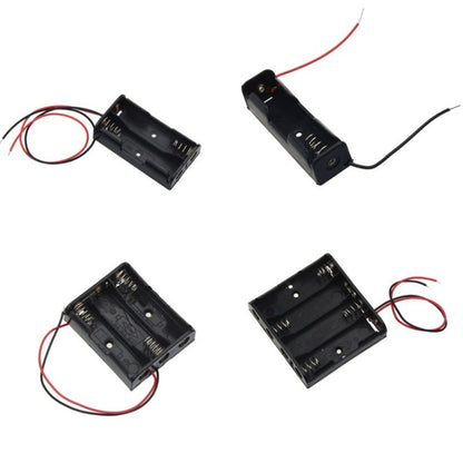 10 PCS AA Size Power Battery Storage Case Box Holder, For 1 x AA Battery without Cover, For 2 x AA Batteries without Cover, For 3 x AA Batteries without cover, For 4 x AA Batteries without cover, For 8 x AA Batteries without cover����������������������...