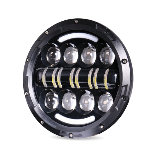 7 pouces Moto Rétro Phares Modifiés LED Jour/Nuit Feux de Route/Croisement pour Wrangler / Harley, LED Jour/Nuit Feux de Route/Croisement