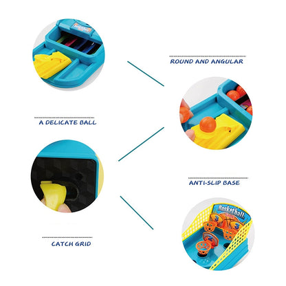 Mini jeu de basket de bureau avec support, machine de tir à éjection de doigt, jouets interactifs parent-enfant, Mini panier de basket de bureau