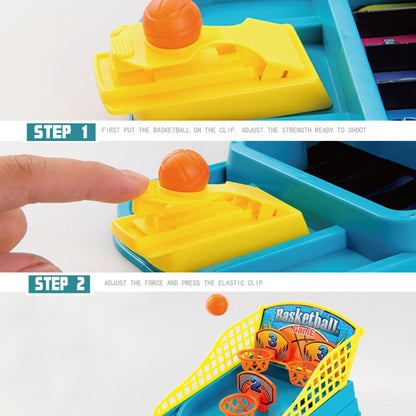 Mini jeu de basket de bureau avec support, machine de tir à éjection de doigt, jouets interactifs parent-enfant, Mini panier de basket de bureau