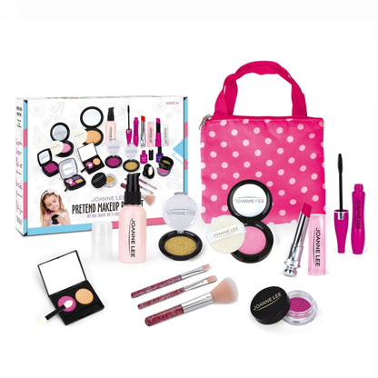 Children Cosmetics Toy Set Simulation Girl Make-up Pretend Play Toys, Style:, 11 PCS / Set Polka Dot Bag, 11 PCS / Set Graffiti Bag, 12 PCS / Set Sequin Bag, 12 PCS / Set Laser Bag