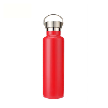304 Vacuum Stainless Steel Vacuum Flask Double-Layer Large-Capacity Outdoor Water Bottle Mountaineering Sports Bottle