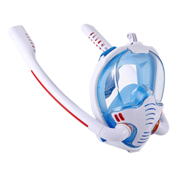 Masque de plongée tuba intégral en silicone à double tube, pour adultes, lunettes de natation, tailles S/M, L/XL