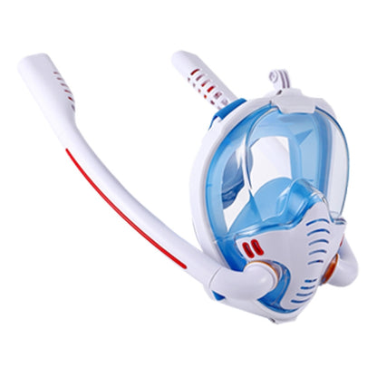 Masque de plongée tuba intégral en silicone à double tube, pour adultes, lunettes de natation, tailles S/M, L/XL