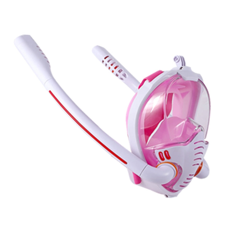 Masque de plongée tuba intégral en silicone à double tube, pour adultes, lunettes de natation, tailles S/M, L/XL