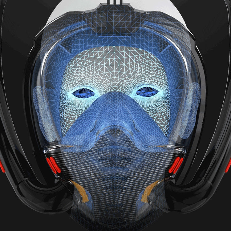Masque de plongée tuba intégral en silicone à double tube, pour adultes, lunettes de natation, tailles S/M, L/XL