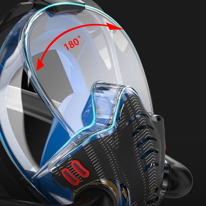 Masque de plongée tuba intégral en silicone à double tube, pour adultes, lunettes de natation, tailles S/M, L/XL