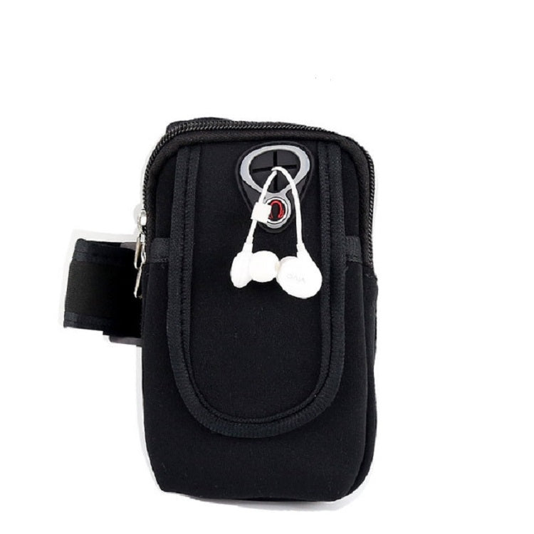 Running Mobile Phone Arm Bag Sports Mobile Phone Arm Sleeve, 10.5x19cm (Red), 10.5x19cm (Black), 10.5x19cm (Orange), 10.5x19cm (Light Blue), 10.5x19cm (Navy Blue)