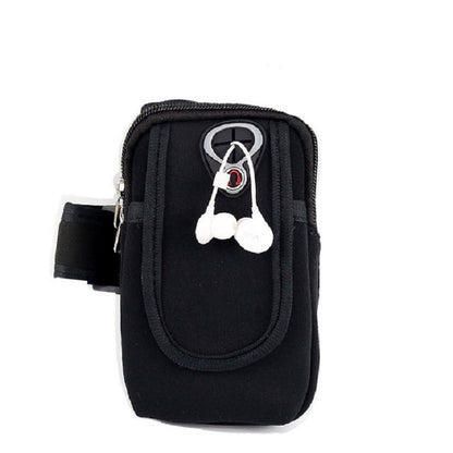 Running Mobile Phone Arm Bag Sports Mobile Phone Arm Sleeve, 10.5x19cm (Red), 10.5x19cm (Black), 10.5x19cm (Orange), 10.5x19cm (Light Blue), 10.5x19cm (Navy Blue)