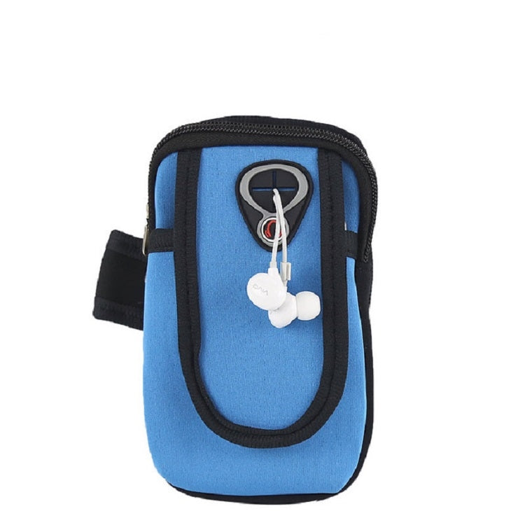 Running Mobile Phone Arm Bag Sports Mobile Phone Arm Sleeve, 10.5x19cm (Red), 10.5x19cm (Black), 10.5x19cm (Orange), 10.5x19cm (Light Blue), 10.5x19cm (Navy Blue)