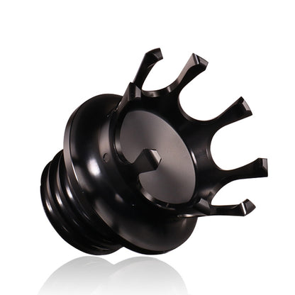 Motorcycle CNC Aluminum Alloy Crown Fuel Tank Cap Suitable For Harley 883 / XL / 1200 / 48 / 72, Black, Black and White, Golden, Silver, Bronze
