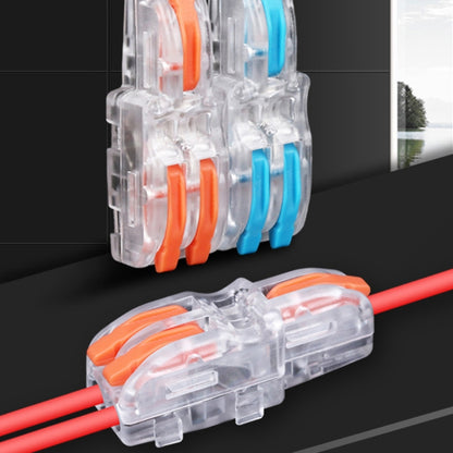 10 PCS Multi-Function Branch Wire Butt Copper Wire Quick Connection Terminal, F12 Orange Handle One in Two Out, F12 Blue Handle One in Two Out, F12 Yellow Handle One in Two Out, F13 Orange Handle One in Three Out, F13 Blue Handle One in Three Out      ...