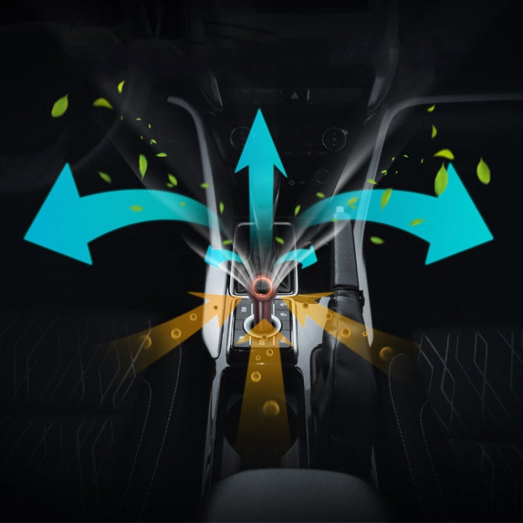 EP501 USB Mini Car Removal Second-hand Smoke PM2.5 Negative Ion Air Purifier, EP501 White, EP501 Black