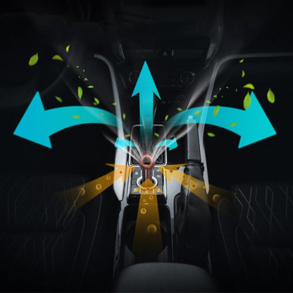 EP501 USB Mini Car Removal Second-hand Smoke PM2.5 Negative Ion Air Purifier, EP501 White, EP501 Black