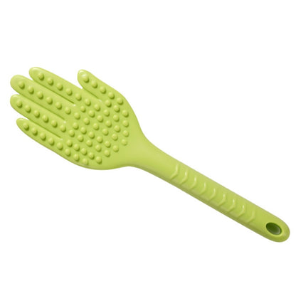 Back-Beating Device Massager Silicone Whole Body Multi-Function Palm Slap Board Random Color Delivery