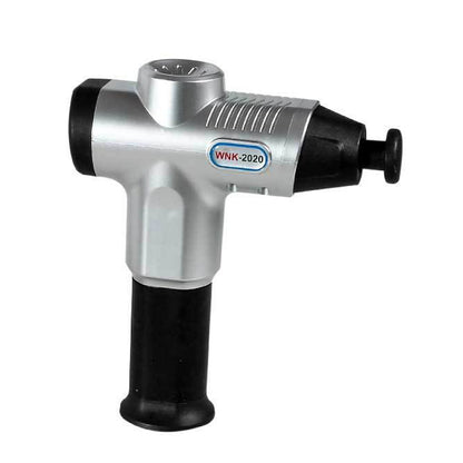 Hishell WK-2020 Electric Massage Gun Muscle Relaxation Charging Massager Portable Fitness Equipment Fascia Gun, Silver, Red, Blue