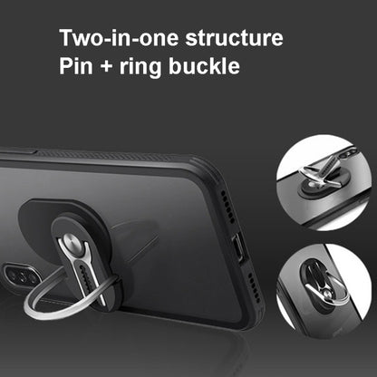 3 PCS Creative Car Phone Holder Car Multi-Function Air Outlet Navigation Ring Bracket, Black, Red, Blue, Golden, Silver