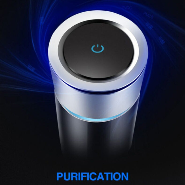 K04 Colorful Car Charger USB Car Negative Ion Air Purifier, K04