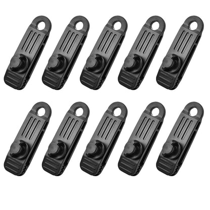 10pcs /Set Outdoor Camping Canopy Windproof Clip Tent Additional Pull Point Plastic Clip Rainproof Tarp Fixing Clip, B Clip + Hook, B Clip + Flat Buckle, B Clip, B Clip + Bouncy Ball, B Clip (Red), B Clip (Yellow), B Clip (Blue), B Clip (Green)
