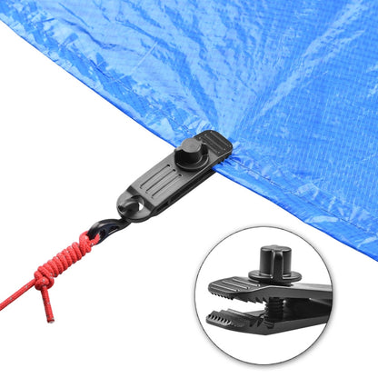 10pcs /Set Outdoor Camping Canopy Windproof Clip Tent Additional Pull Point Plastic Clip Rainproof Tarp Fixing Clip, B Clip + Hook, B Clip + Flat Buckle, B Clip, B Clip + Bouncy Ball, B Clip (Red), B Clip (Yellow), B Clip (Blue), B Clip (Green)