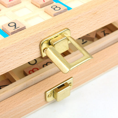 Jeu de société multifonctionnel 3 en 1 pour enfants, Sudoku, puzzle, bleu, rose