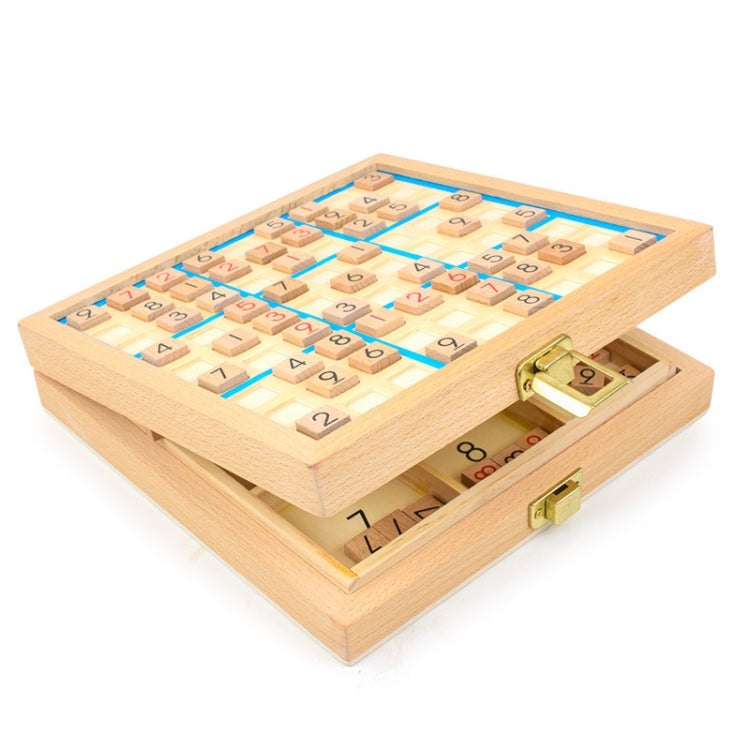 Jeu de société multifonctionnel 3 en 1 pour enfants, Sudoku, puzzle, bleu, rose